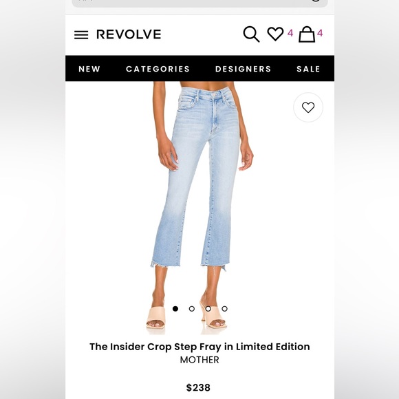 Mother The Insider Crop Step Fray - Picture 2 of 7